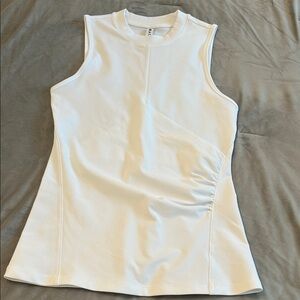Athleta Cream Sleeveless Tank Top